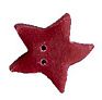 Extra Large Folk Art Red Star - 1"